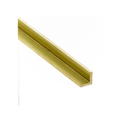 Ángulo de latón 1x1 mm. ( 1 pieza) 305 mm. largo