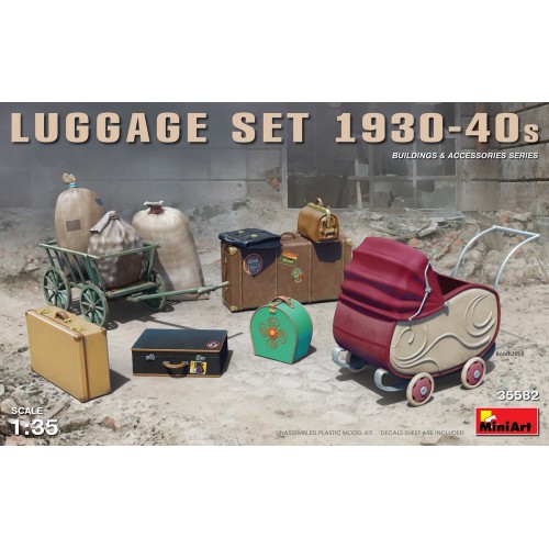 Luggage set 1930-40s  1/35
