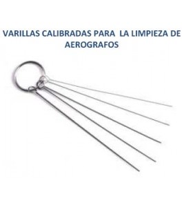 VARILLAS LIMPIADORAS AEROGRAFÍA
