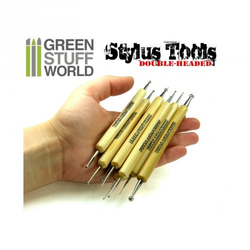Set 8x Herramientas STYLUS Burnishers