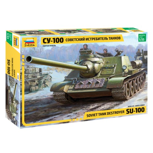 Soviet SU-100 tank Destroyer 1/35