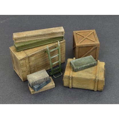 Wooden boxes and crates 1/35 2