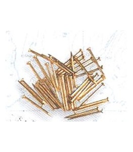 Everships Puntas de Latón de 0,6x12mm 250uds