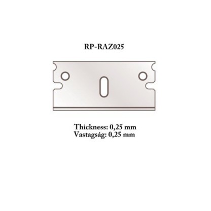 Razor blade 0,25 mm 5 pcs 