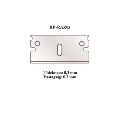 Razor blade 0,25 mm 5 pcs  2