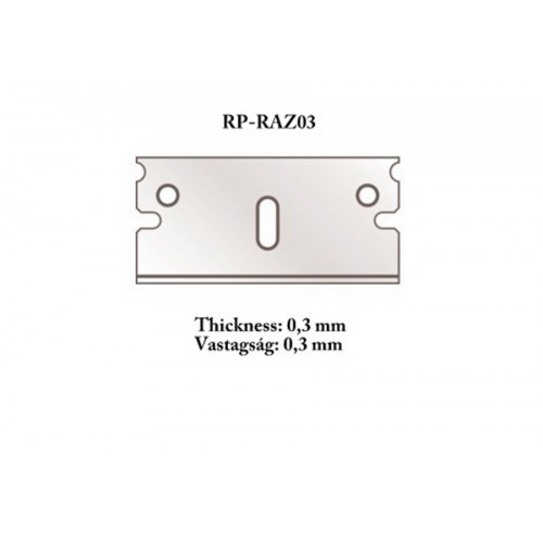 Razor blade 0,25 mm 5 pcs 