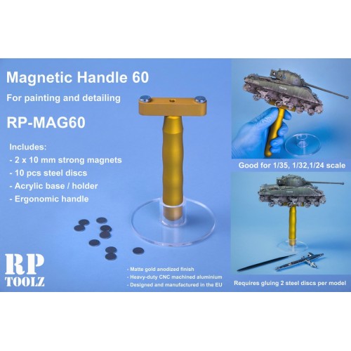 Mag60 , Magnetic handle with acrylic basement 