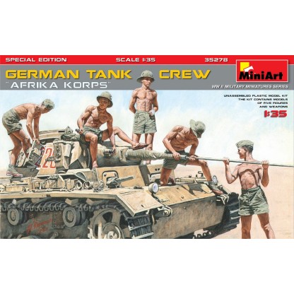 Afrika Korps German tank crew SPECIAL EDITION (WWII) 1/35