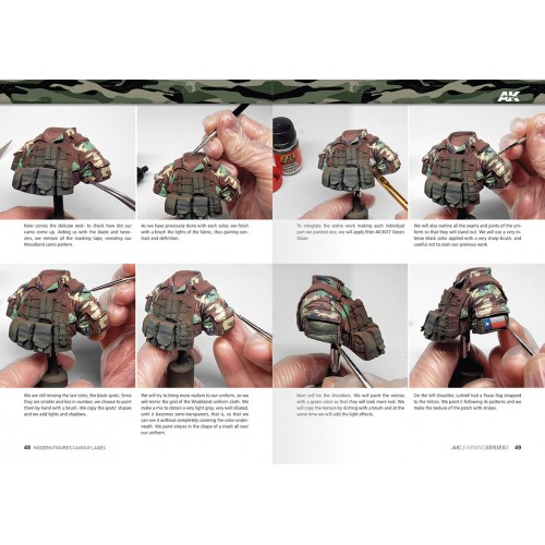 Camuflajes modernos para figuras, en castellano