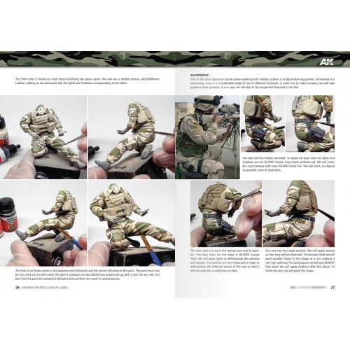 Camuflajes modernos para figuras, en castellano