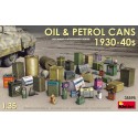 Oil and petrol cans from the 1930-40s. 1/35