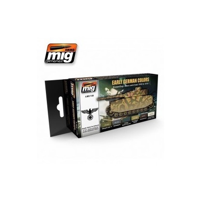 SET DE COLORES ALEMANES DE PRINCIPIOS/MEDIADOS DE GUERRA