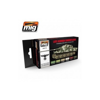 SET DE COLORES ALEMANES DE FINALES DE GUERRA