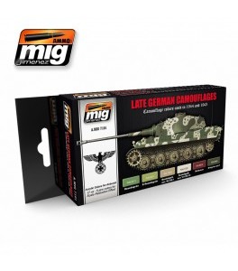 SET DE COLORES ALEMANES DE FINALES DE GUERRA