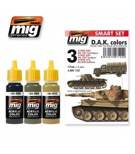 SMART SET DE COLORES ACRILICOS DEL AFRIKA KORPS