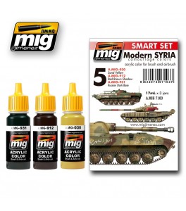 SET DE COLORES DE VEHICULOS SIRIOS ACTUALES