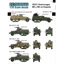 Calcas semiorugas M2 y m3 en España, escala 1/35