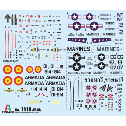 McDonnell-Douglas AV-8A Harrier. 1/72 2