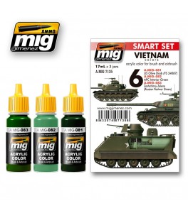 SET DE COLORES DE VIETNAM