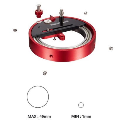 LEVEL OF STEPLESS ADJUSTMENT CIRCULAR CUT 2