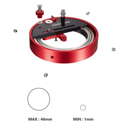 LEVEL OF STEPLESS ADJUSTMENT CIRCULAR CUT