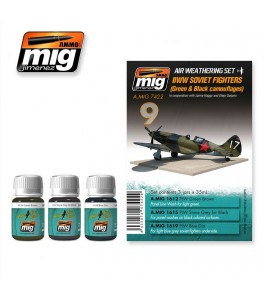 AVIONES SOVIETICOS DE LA 2GM (Camuflajes verdes y negros)