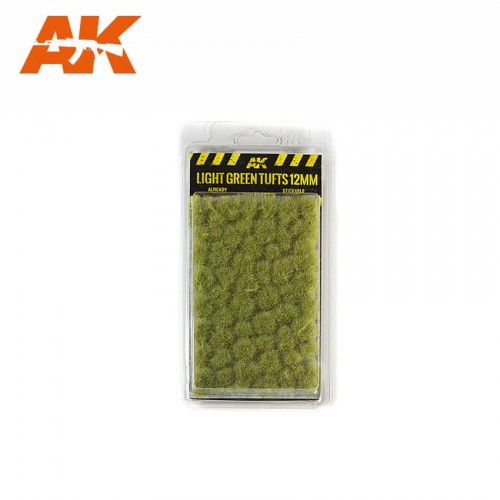 LIGHT GREEN TUFTS 12mm