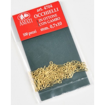 CANCAMOS LATON 10 MM, 100 UNIDADES