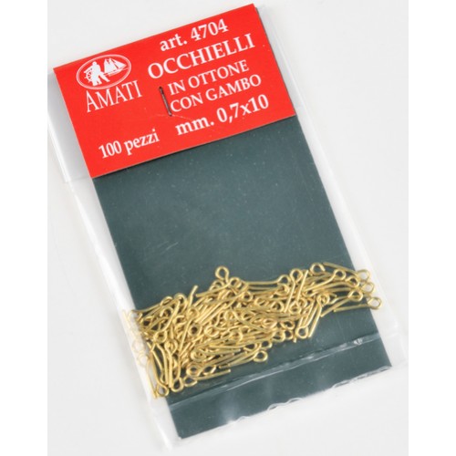 CANCAMOS LATON 10 MM, 100 UNIDADES