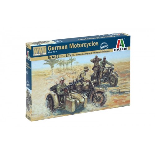 German (WWII) Motorcycles. 1/72