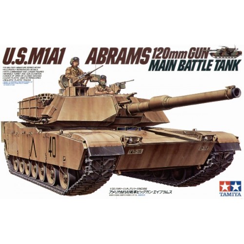 M1A1 Abrams 120mm gun Main Battle Tank 1/35