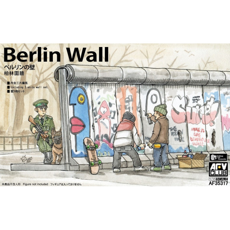 Berlin Wall (3 sections) 1/35