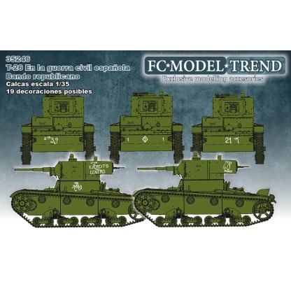  Calcas Renault FT-17 en España 1/35