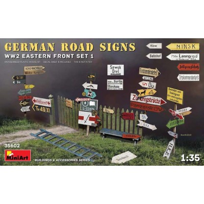 GERMAN ROAD SIGNS WW2 (EASTERN FRONT SET 1) 1/35