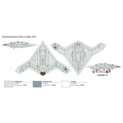 Northrop-Grumman X-47 UCAV 1/72 2