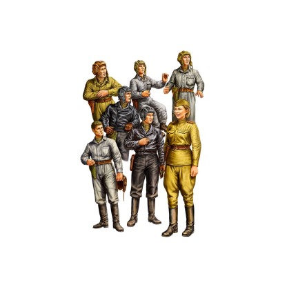 Russian Tank Crew (WWII) 1/35