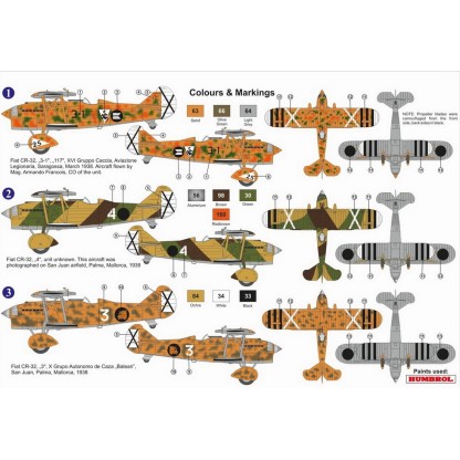 Fiat CR-32 Chirri "Over Spain" 1/72 2