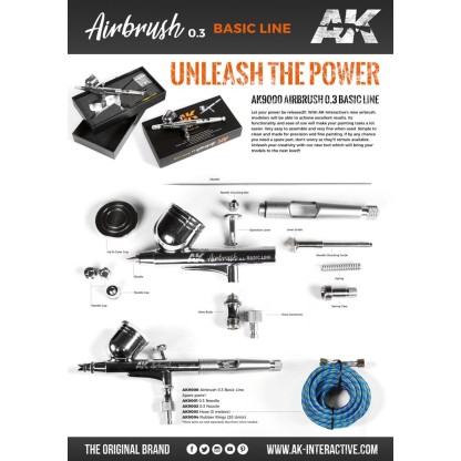AK AIRBRUSH – BASIC LINE 0.3 2