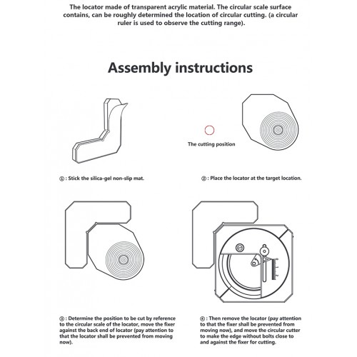 LEVEL OF STEPLESS ADJUSTMENT CIRCULAR CUT