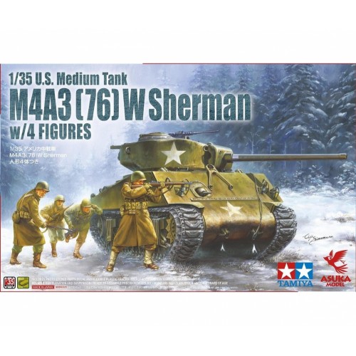  M4A3(76)W Thunderbolt (comanded by Col Creighton Abrams) 1/35