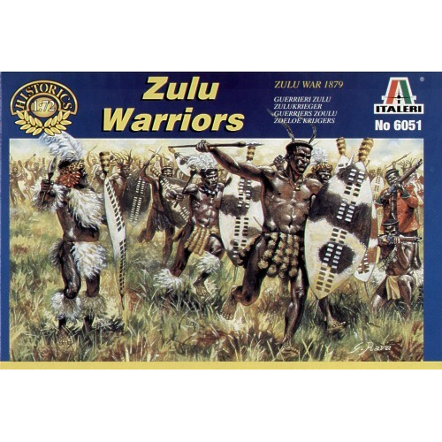Zulu War Zulu Warriors 1/72