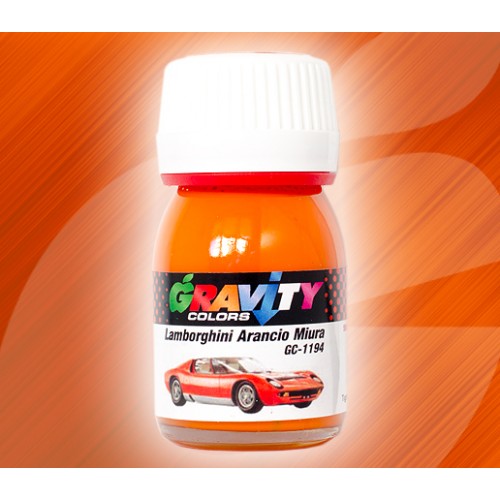 Lamborghini Arancio Miura Gravity Colors Paint– GC-1194