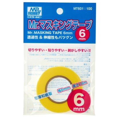 MR. MASKING TAPE 6 MM. 18 M.