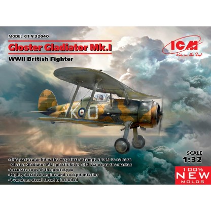 Gloster Gladiator Mk.I WWII British Fighter 1/32