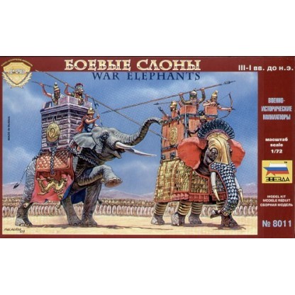 War Elephants III-I centuries BC 1/72