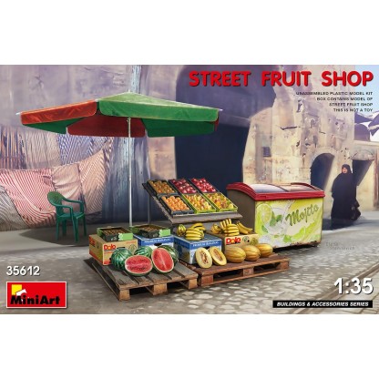 Street fruit shop/stand/stall 1/35
