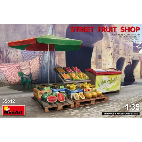 Street fruit shop/stand/stall 1/35