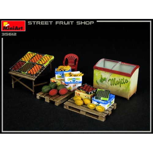 Street fruit shop/stand/stall 1/35