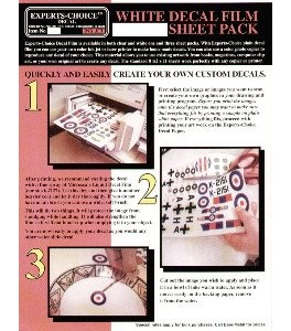 CALCA BLANCA VIRGEN IMP. LASER 300X210MM.