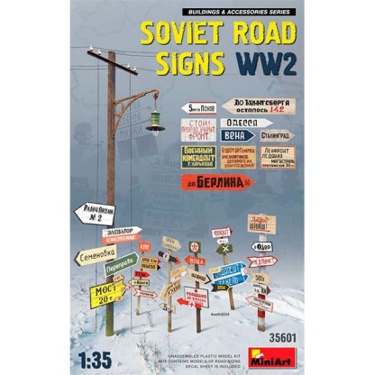 Accesorios Soviet Road Signs WW2 1/35